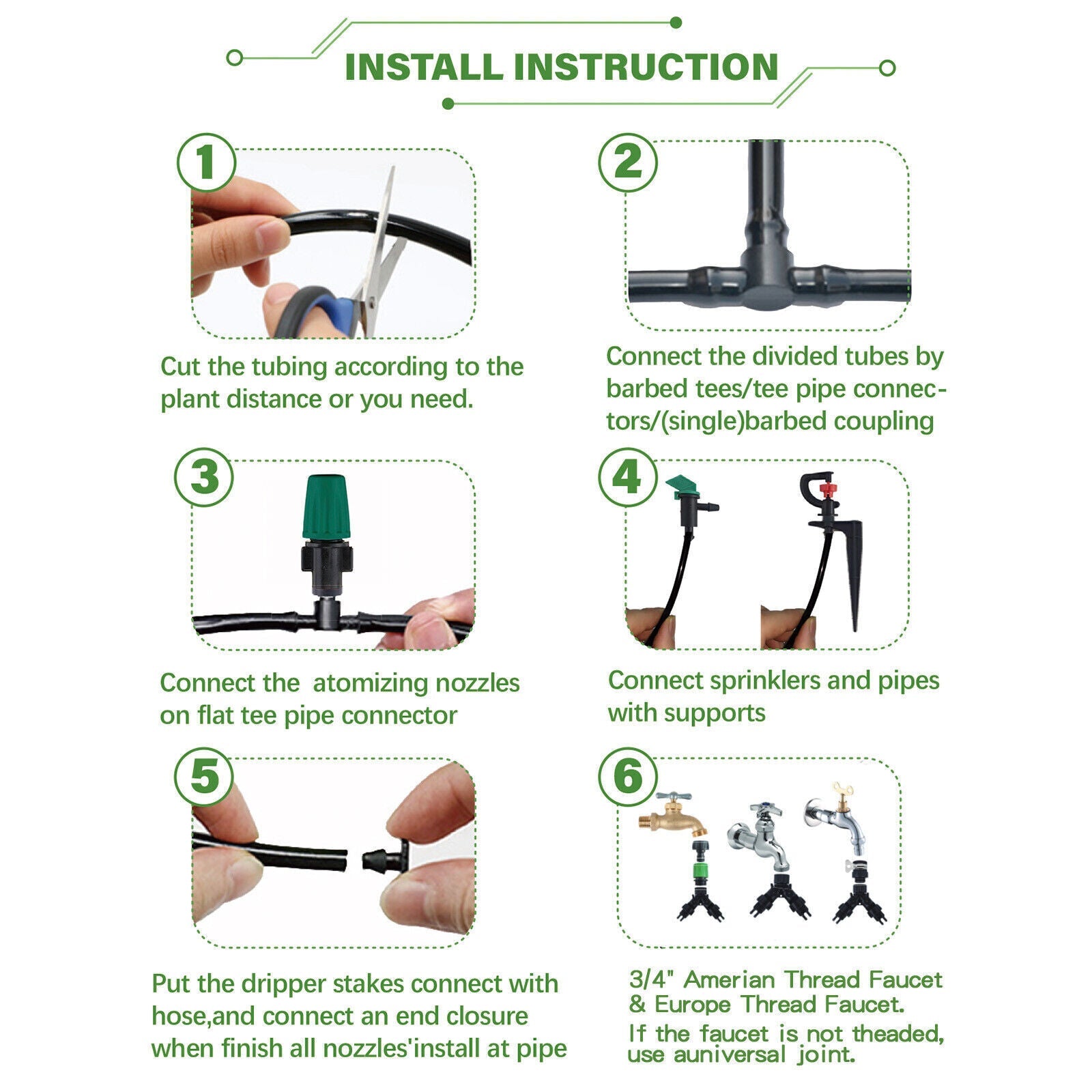 Self-Watering Drip Irrigation Kit – 30m Garden System